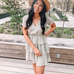 Showpo mini green dress